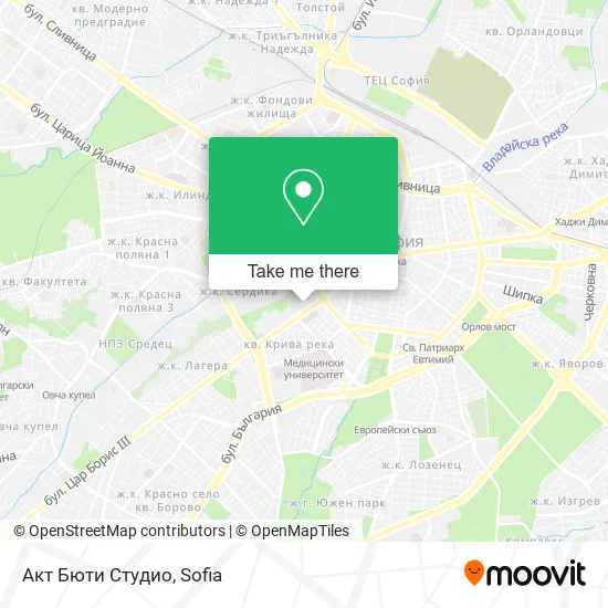 Карта Акт Бюти Студио