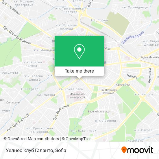 Уелнес клуб Галанто map
