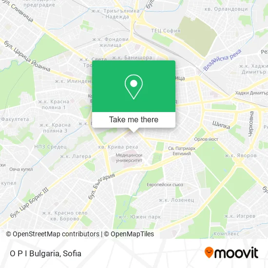 Карта O P I Bulgaria