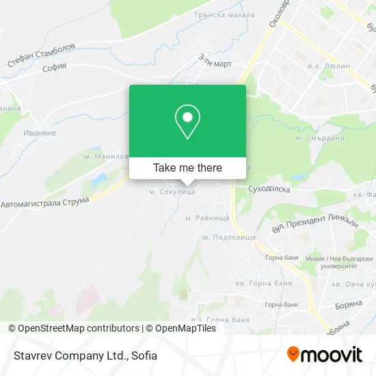Карта Stavrev Company Ltd.
