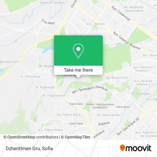 Карта Dzhentlmen Gru