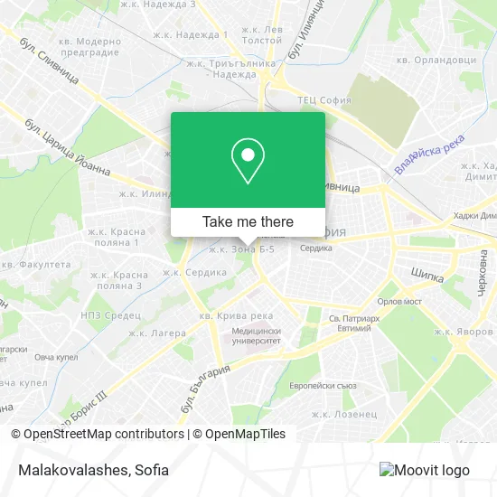 Карта Malakovalashes