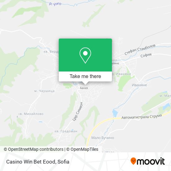 Casino Win Bet Eood map