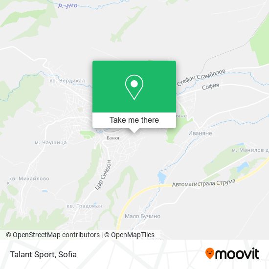 Карта Talant Sport