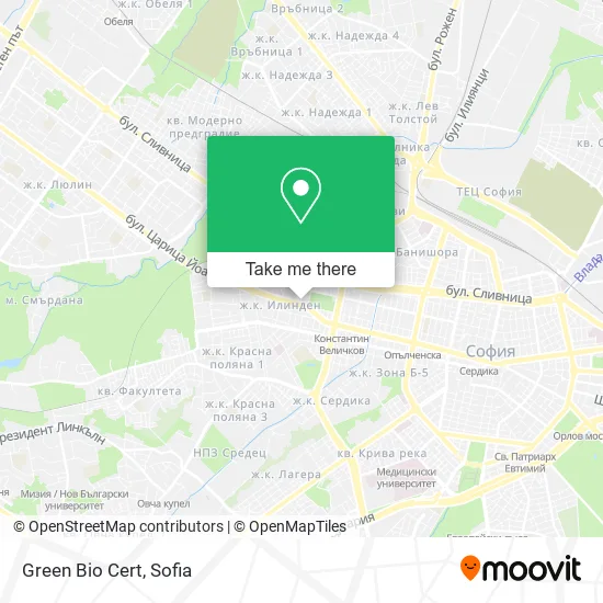 Карта Green Bio Cert