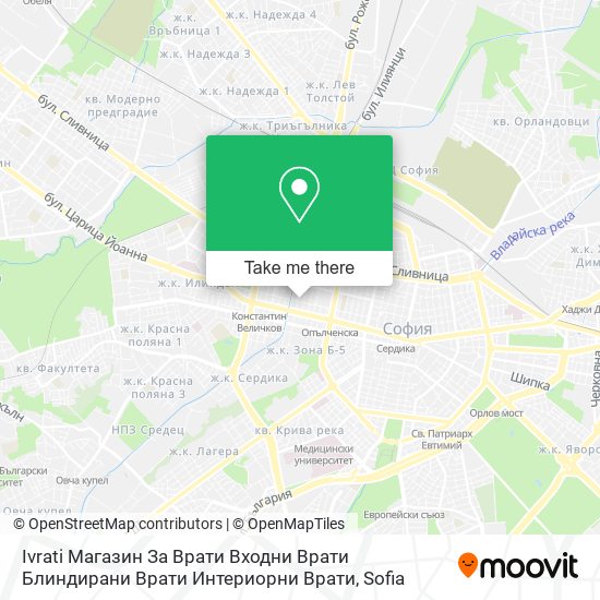 Ivrati Магазин За Врати Входни Врати Блиндирани Врати Интериорни Врати map