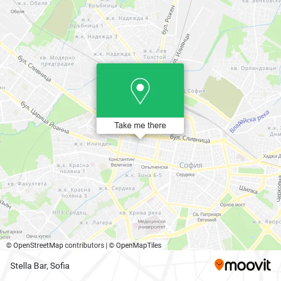 Карта Stella Bar