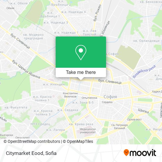 Citymarket Eood map