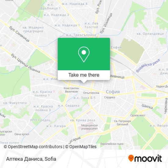 Аптека Даниса map
