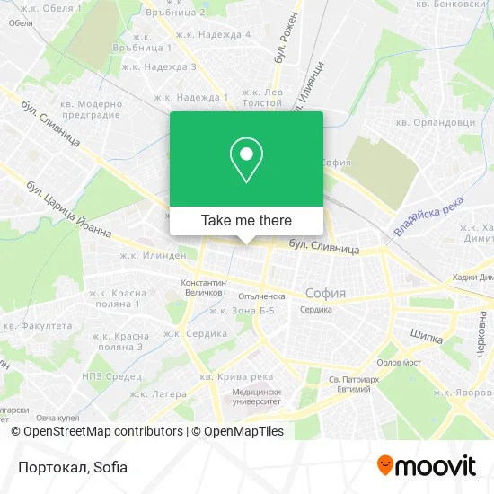 Карта Портокал