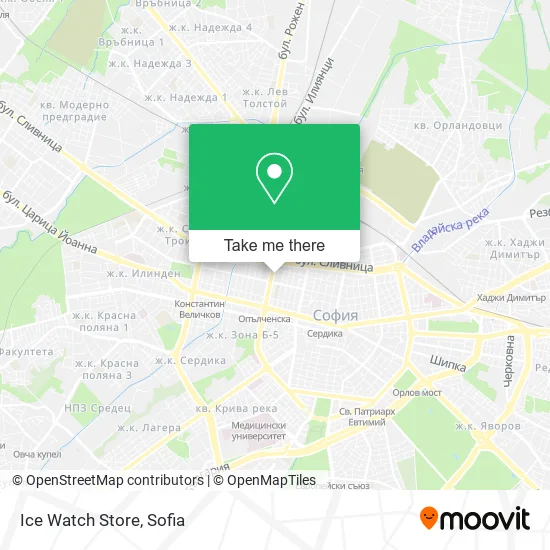 Карта Ice Watch Store