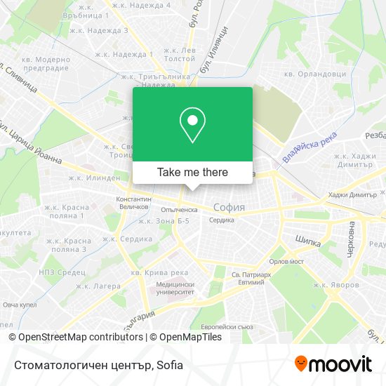 Стоматологичен център map