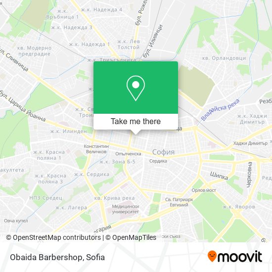 Obaida Barbershop map