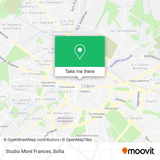 Studio Moni Frances map