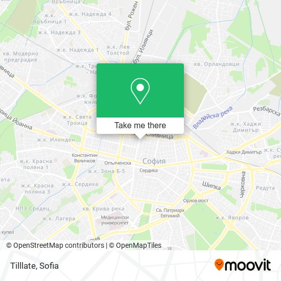 Карта Tilllate