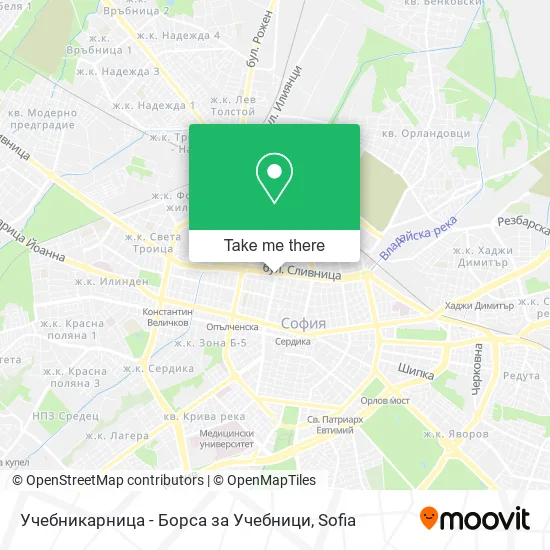 Карта Учебникарница - Борса за Учебници