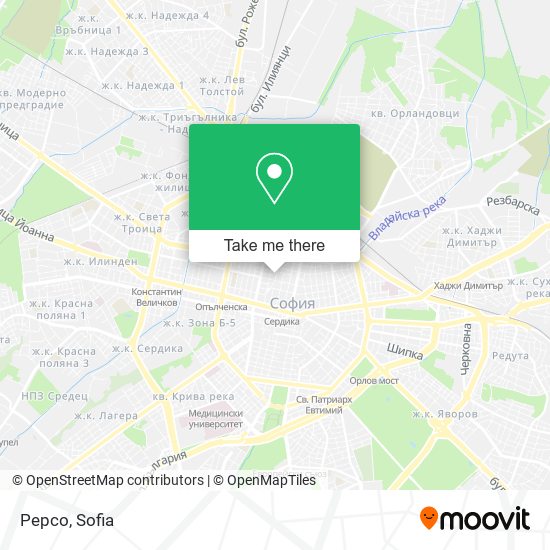 Карта Pepco
