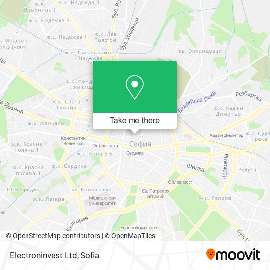 Electroninvest Ltd map