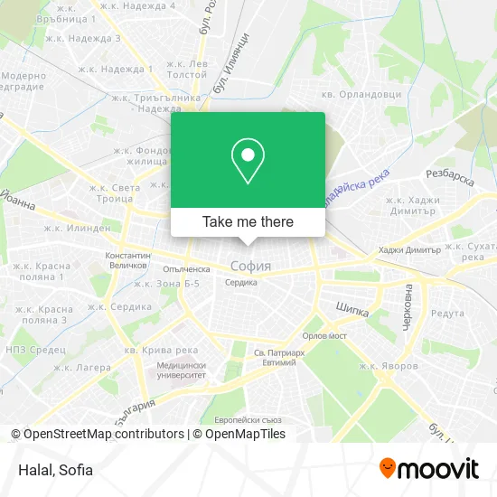 Карта Halal