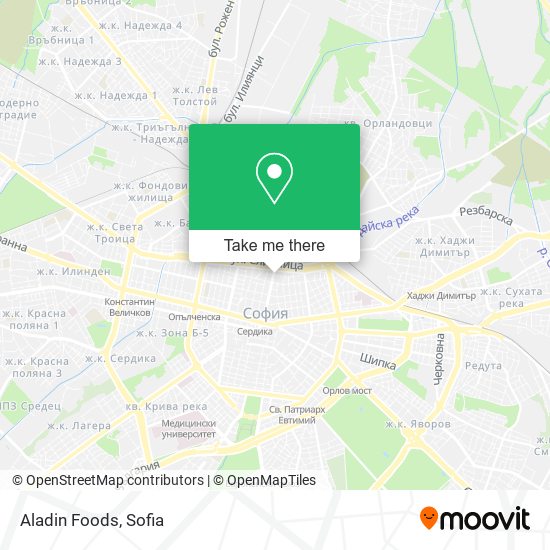 Aladin Foods map
