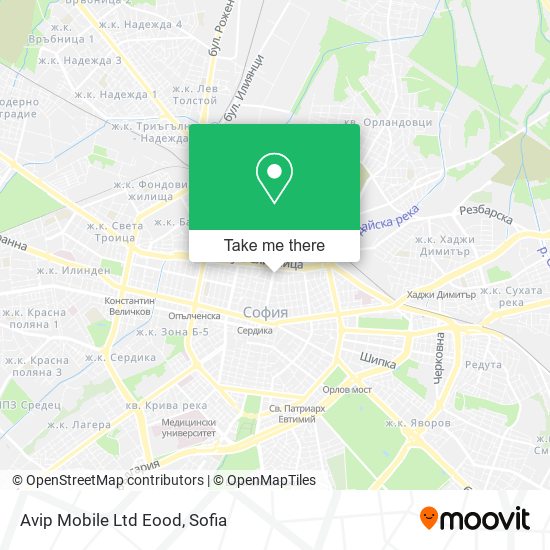 Avip Mobile Ltd Eood map