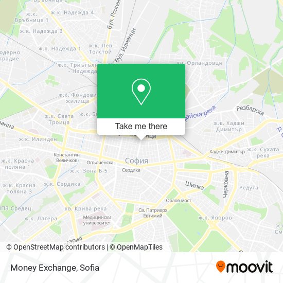 Money Exchange map