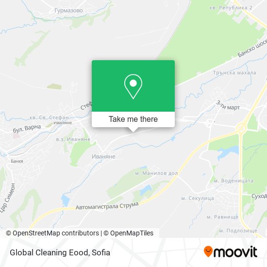 Карта Global Cleaning Eood