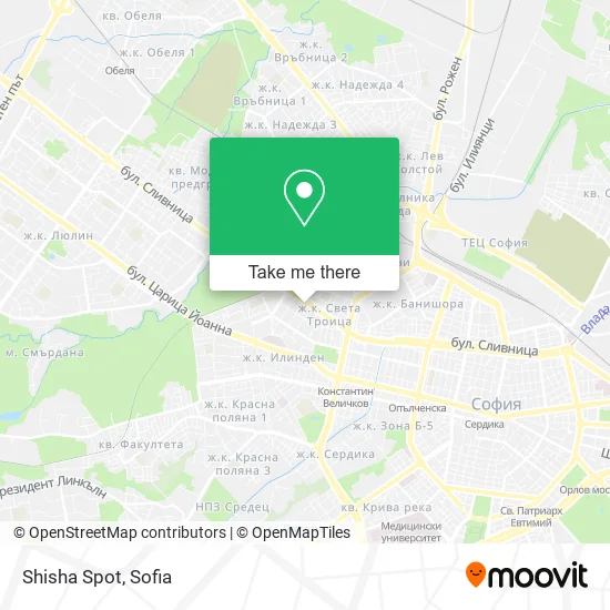 Карта Shisha Spot