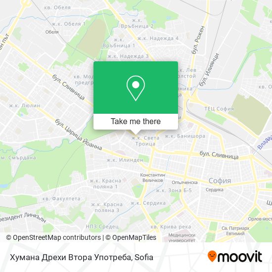 Карта Хумана Дрехи Втора Употреба