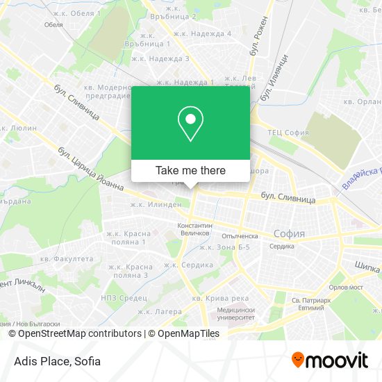 Adis Place map