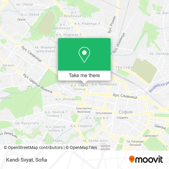 Карта Kendi Svyat