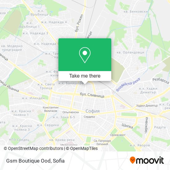 Gsm Boutique Ood map