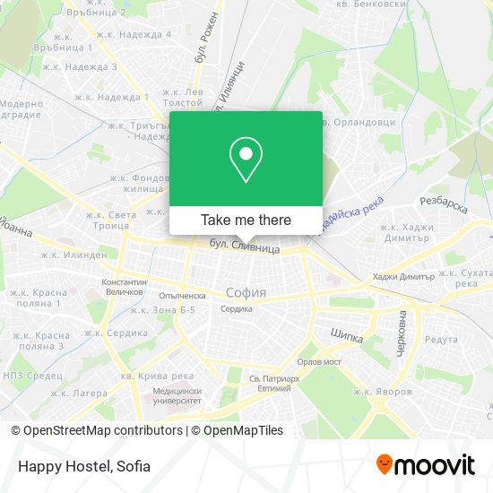 Happy Hostel map