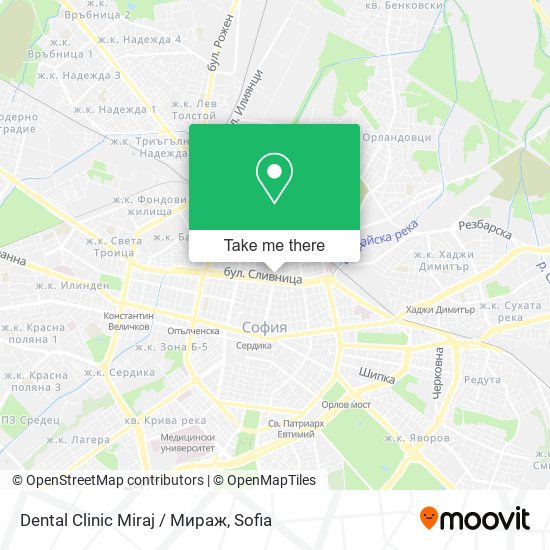 Карта Dental Clinic Miraj / Мираж
