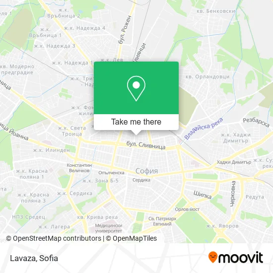 Карта Lavaza
