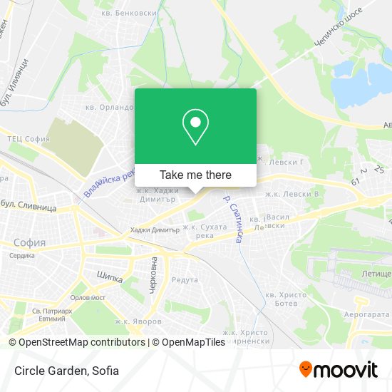 Circle Garden map