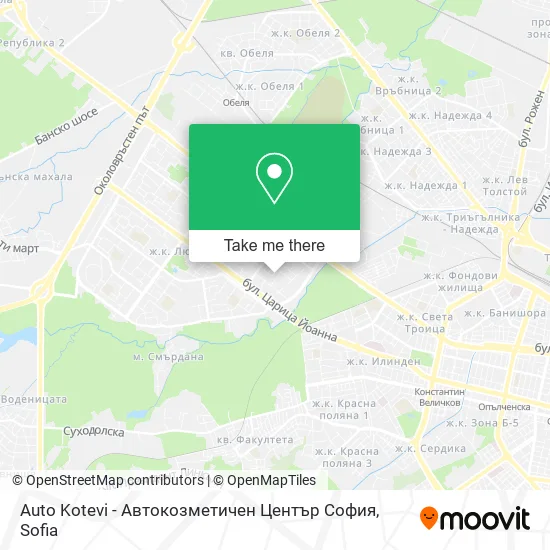 Карта Auto Kotevi - Автокозметичен Център София