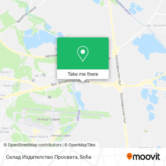 Склад Издателство Просвета map