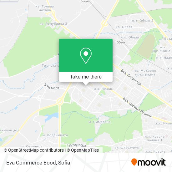 Eva Commerce Eood map