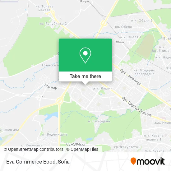 Карта Eva Commerce Eood