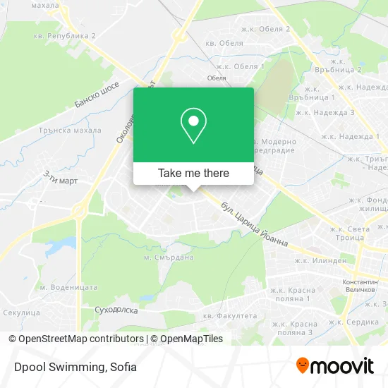 Карта Dpool Swimming