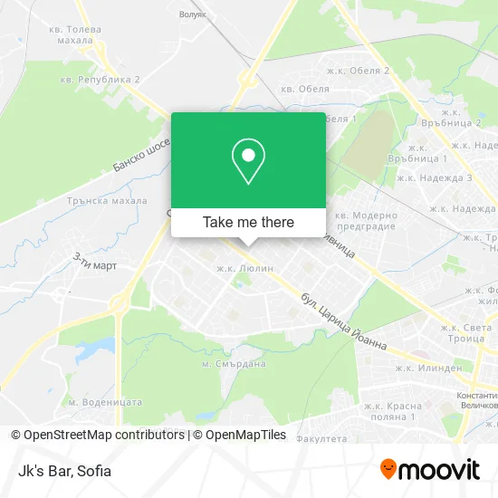 Карта Jk's Bar