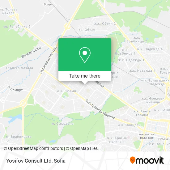 Карта Yosifov Consult Ltd