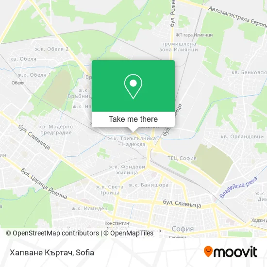 Карта Хапване Къртач