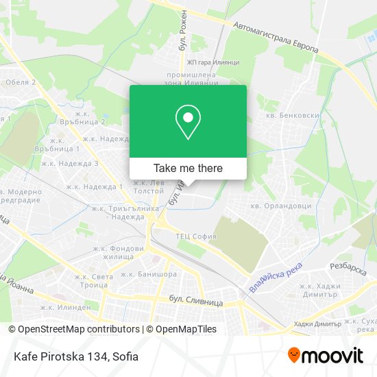 Kafe Pirotska 134 map