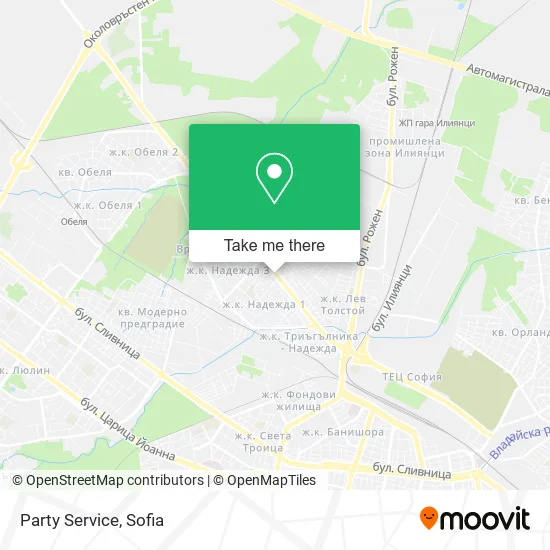 Карта Party Service