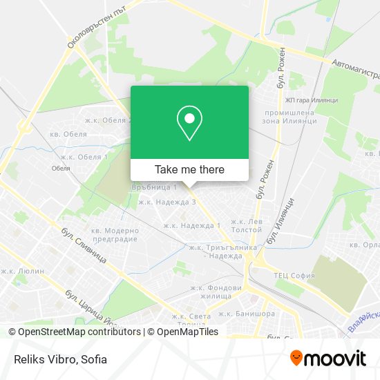 Reliks Vibro map