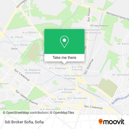 Sdi Broker Sofia map
