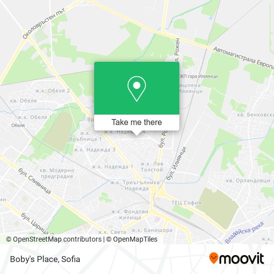 Boby's Place map