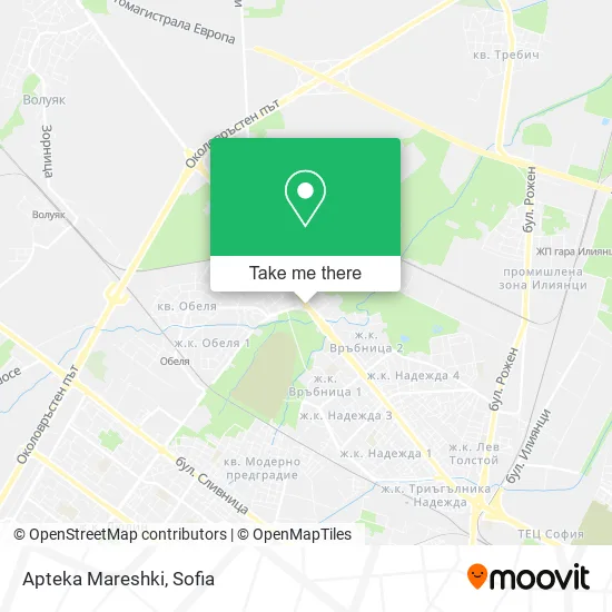 Карта Apteka Mareshki